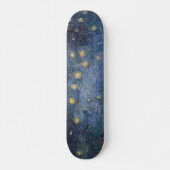 Skateboard Nuit étoilée sur le Rhône par Vincent Van Gogh (Devant)