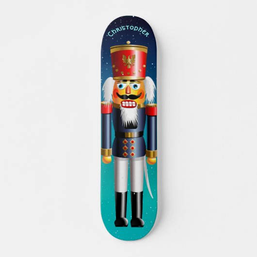 Skateboard Nutcracker Toy Soldier In Blue (Devant)