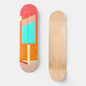Skateboard Oasis de glace de palme d'été étoile (Recto)