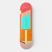 Skateboard Oasis de glace de palme d'été étoile (Recto)