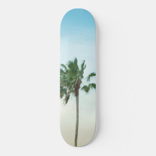Skateboard Oasis de palmiers #1 #tropical #wall #décoration # (Recto)