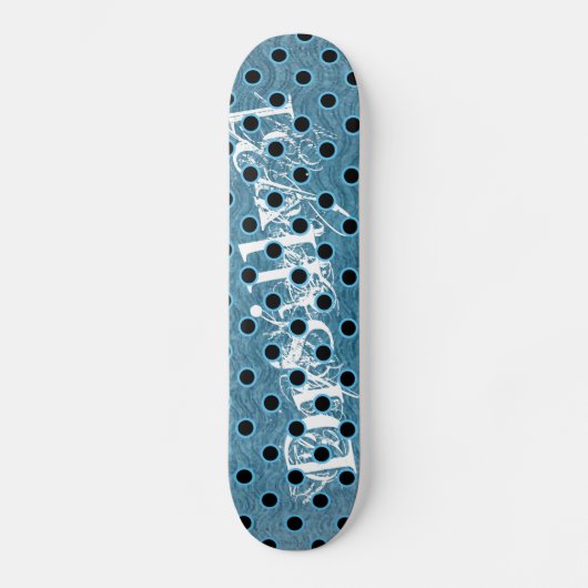 Skateboard OB bleu (Recto)