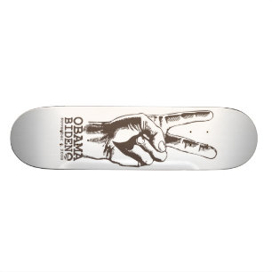 Skateboard Obama, planche à roulettes de paix de Biden