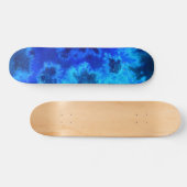 Skateboard Océan Bleu Abstrait Vue Aérienne (Horz)