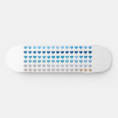 Skateboard Ocean Hearts Skate Deck (Horz)