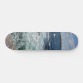 Skateboard Océan mer vagues plage eau bleu (Horz)