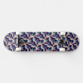 Skateboard Océan Waves Mer Japonais Abstrait Motif (Horz)