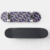 Skateboard Océan Waves Mer Japonais Abstrait Motif (Horz)
