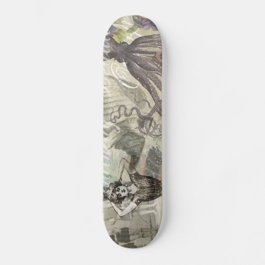 Skateboard Octopus Beach Vacances victorienne gothique Amusem (Recto)