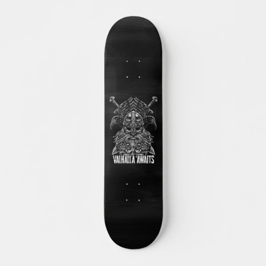 Skateboard Odin ravens Viking Mythologie Valhalla attend (Devant)
