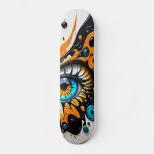 Skateboard Oeil Abstrait artistique