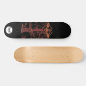 Skateboard Oeil de chat orange (Horz)