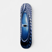Skateboard Oeil de dragon bleu Imaginaire (Devant)