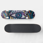 Skateboard Oeil de graffiti (Horz)
