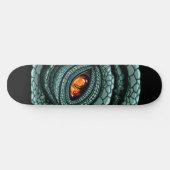 Skateboard Œil de prédateur reptile primal (Horz)