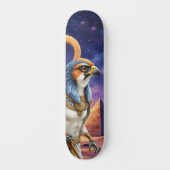 Skateboard Œil du Soleil – Le Faucon Éternel du Désert (Recto)