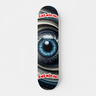 Skateboard Oeil hypnotique inimitable