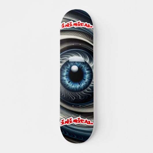 Skateboard Oeil hypnotique inimitable (Devant)