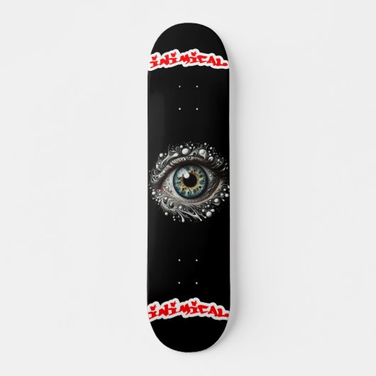 Skateboard Oeil Omniprésent inimitable (Devant)