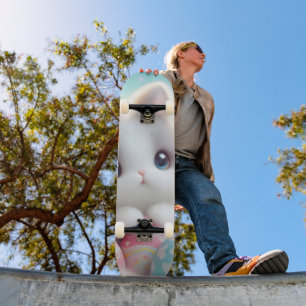 Skateboard Œufs de Pâques mignons pastel Kawaii