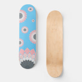 Skateboard Oeuvres d'art Mandala rose tendance été et printem (Recto)