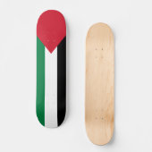 Skateboard officiellement le drapeau de l'État de Palestine (Recto)