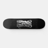 Skateboard Oh Bébé Gros Chat Cub Noir (Horz)