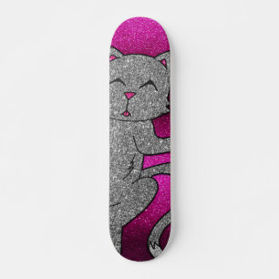 Skateboard Oh Kitty Bling Parties scintillant Skate Party Lux