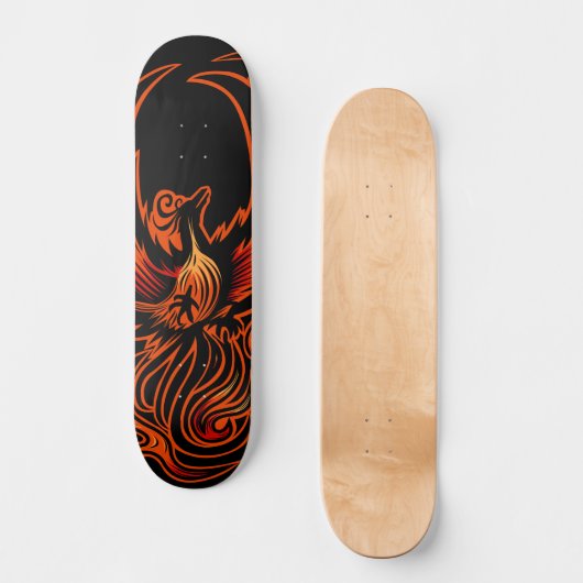 Skateboard Oiseau De Feu (Recto)