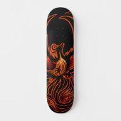 Skateboard Oiseau De Feu (Recto)