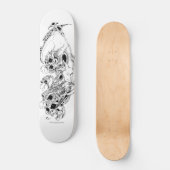 Skateboard oiseau de la mort (Recto)