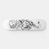 Skateboard oiseau de la mort foncée (Horz)