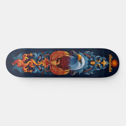 Skateboard Oiseau de Phoenix (Horz)