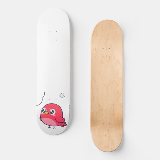 Skateboard Oiseau, endoky.com (Recto)
