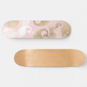 Skateboard Oiseau royal rose (Horz)