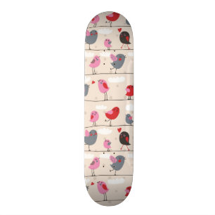 Skateboard Oiseaux dans l'amour