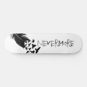 Skateboard Oiseaux noirs, plus jamais (Horz)