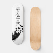 Skateboard Oiseaux noirs, plus jamais (Recto)