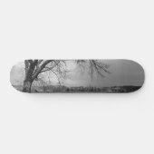 Skateboard Old Winter Tree Gris (Horz)