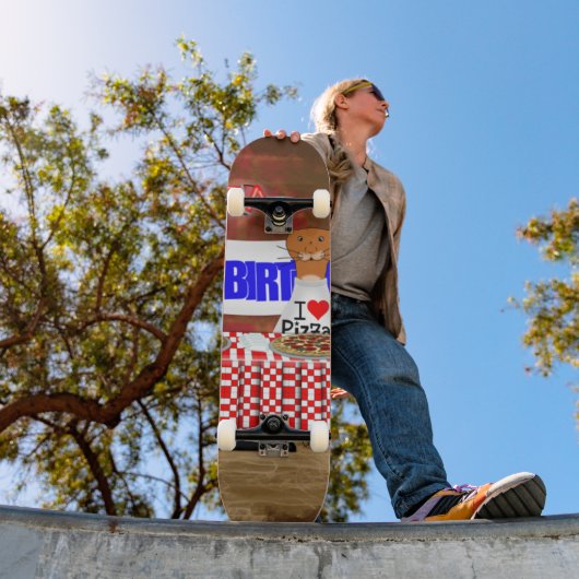 Skateboard Oliver The Otter est 6 Years Old ! Joyeux annivers (Extérieur 1)