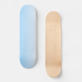 Skateboard Ombre bleu ciel (Recto)