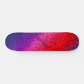Skateboard Ombre bleu-rouge (Horz)