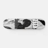 Skateboard ombre d'adolescent (Horz)