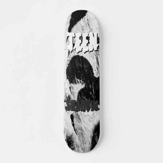Skateboard ombre d'adolescent (Devant)
