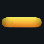 Skateboard Ombre jaune et orange<br><div class="desc">Plate-forme jaune et orange de panneau de patin d'Ombre</div>