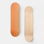 Skateboard Ombre orange (Recto)