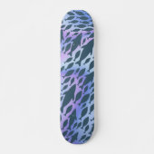 Skateboard Ombre Poisson Requin Baleine sur galaxie en pente (Devant)