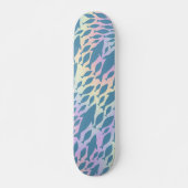 Skateboard Ombre Poisson Requin Baleine sur galaxie en pente (Devant)