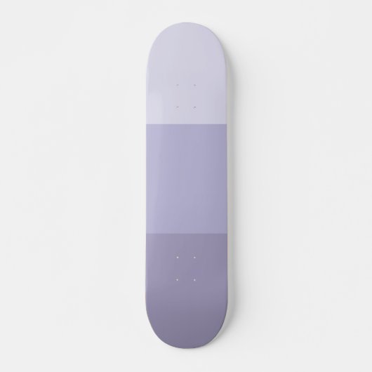 Skateboard Ombre rayée bleue (Devant)