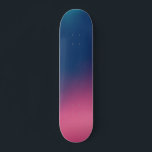 Skateboard Ombre rose bleu<br><div class="desc">bleu foncé à rose</div>